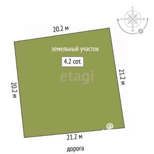 Дача 174м², 2-этажный, участок 5 сот.