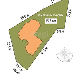 Дом 440м², 3-этажный, участок 15 сот.
