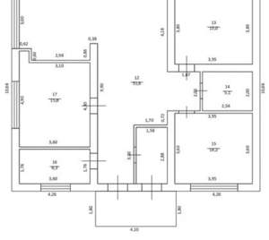 Дом 117м&sup2;, 1-этажный, участок 10 сот.  