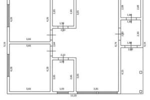 Дом 103м&sup2;, 1-этажный, участок 9 сот.  
