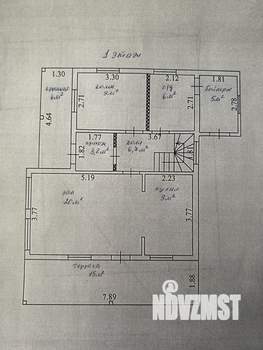 Коттедж 137м&sup2;, 2-этажный, участок 10 сот.  