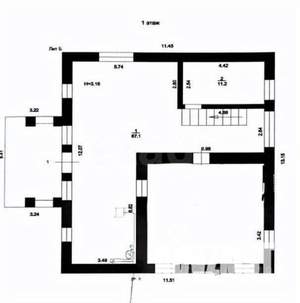 Дом 244м&sup2;, 3-этажный, участок 7 сот.  