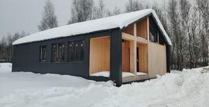 Дом 103м&sup2;, 1-этажный, участок 9 сот.  