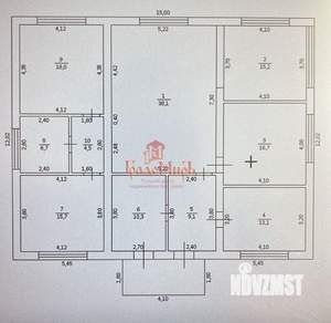 Дом 160м², 1-этажный, участок 10 сот.  