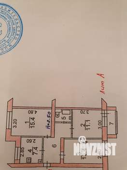 3-к квартира, на длительный срок, 60м2, 2/5 этаж