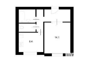 1-к квартира, на длительный срок, 36м2, 1/9 этаж