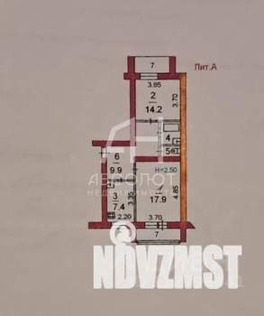 2-к квартира, на длительный срок, 52м2, 2/5 этаж