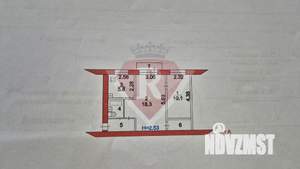 2-к квартира, вторичка, 43м2, 5/5 этаж