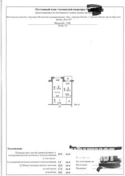 1-к квартира, вторичка, 43м2, 14/17 этаж