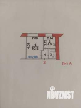 1-к квартира, вторичка, 20м2, 1/5 этаж