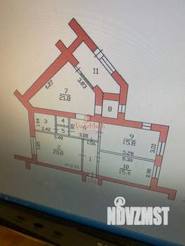 3-к квартира, вторичка, 95м2, 1/9 этаж