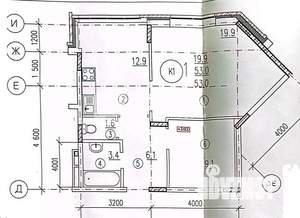 1-к квартира, вторичка, 49м2, 2/16 этаж