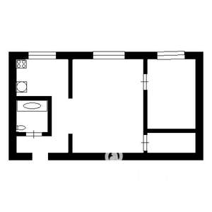 2-к квартира, вторичка, 47м2, 1/5 этаж