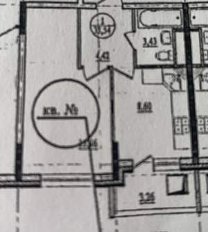 1-к квартира, вторичка, 34м2, 7/9 этаж