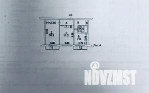2-к квартира, вторичка, 47м2, 5/5 этаж