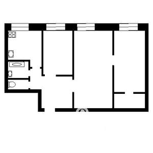 3-к квартира, вторичка, 56м2, 4/5 этаж