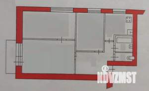 3-к квартира, вторичка, 59м2, 2/5 этаж