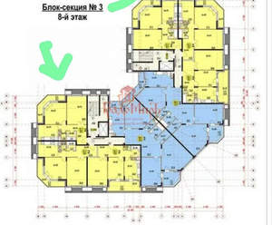 2-к квартира, вторичка, 78м2, 3/8 этаж