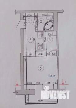 Студия квартира, вторичка, 32м2, 3/4 этаж