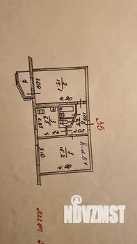 2-к квартира, вторичка, 45м2, 2/5 этаж