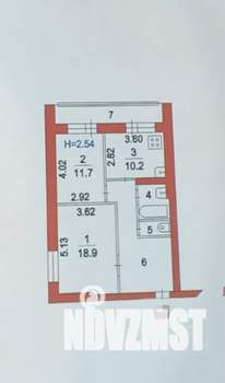 2-к квартира, вторичка, 60м2, 9/14 этаж