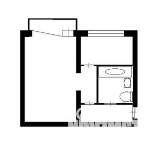 1-к квартира, вторичка, 32м2, 1/5 этаж