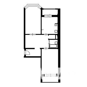 2-к квартира, вторичка, 74м2, 7/17 этаж