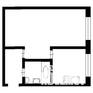 1-к квартира, вторичка, 34м2, 1/5 этаж